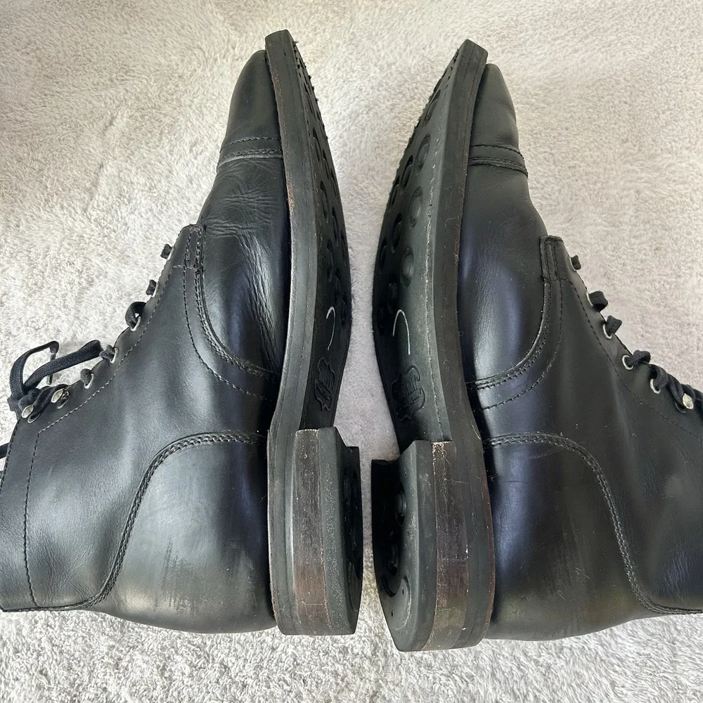 Thursday Boot Co Everyday Captain Boots Men 11 WIDE Black Chukka Dress Combat
